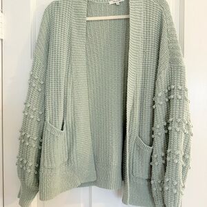 Women's Madewell Green Knit Sweater